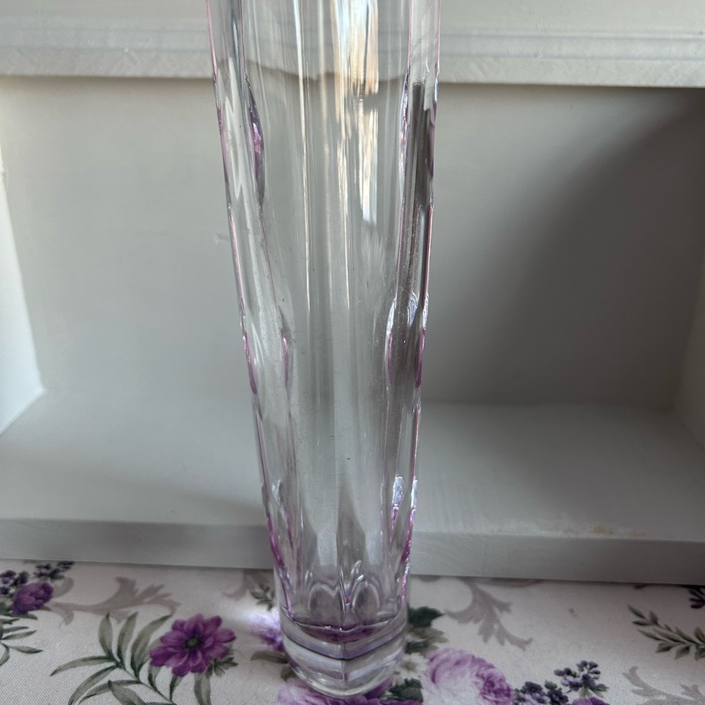 Lenox “Gift of knowledge vase” associated with breast cancer.